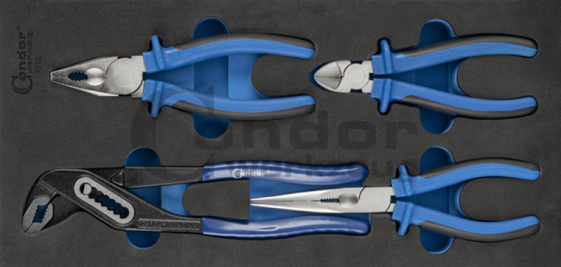 Condor Schaumeinlage Zangen Satz 4-tlg.